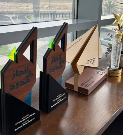 Pure team named Runner-Up for Best Company of the Year at Injaz Kuwait's Company Program 2024 competition.