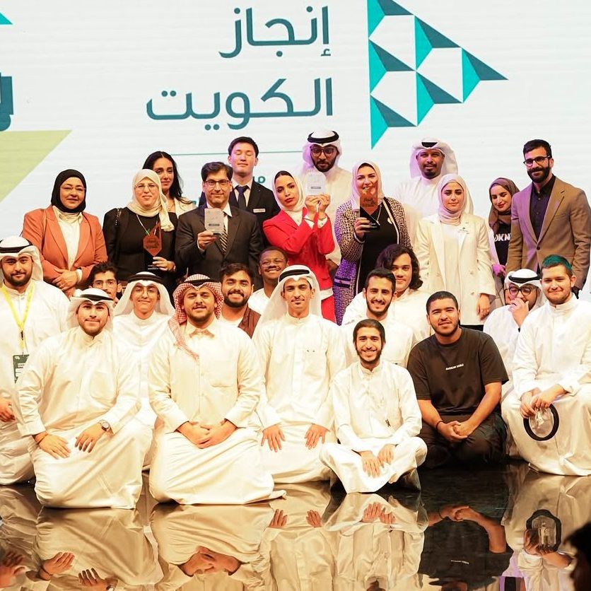 Grubs Team from Canadian College Kuwait wins multiple awards at YEC 2024 High School Track.